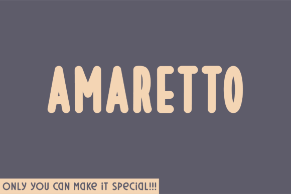 Amaretto: A Unique Sans Serif Typeface for Modern Web Design