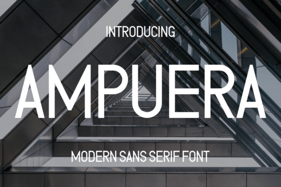 Ampuera Typeface: Bold Display Font for Crafters
