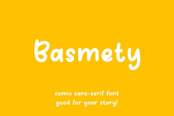 Basmety: A Playful Sans Serif Font for Modern Brand Identity