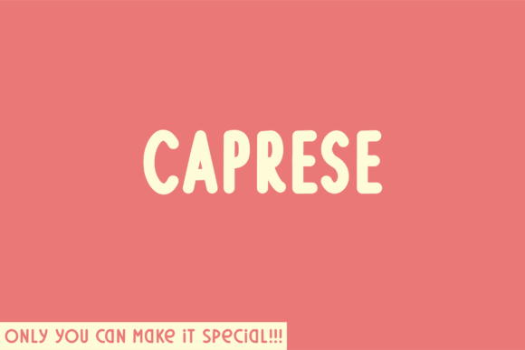 Caprese Typeface: Elevating Editorial Design with Unique Sans Serif Typography