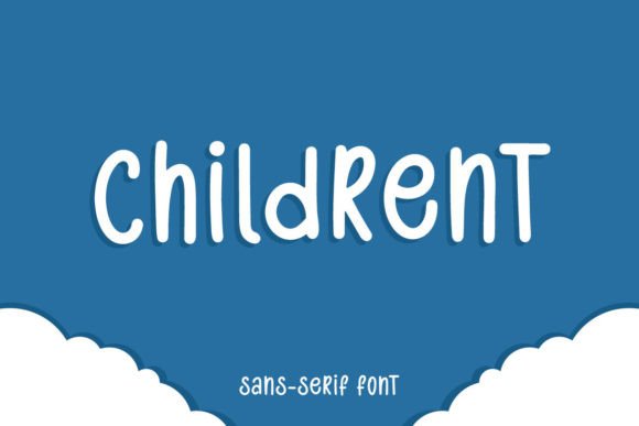 Childrent Typeface: A Playful Sans Serif for Handmade Brands