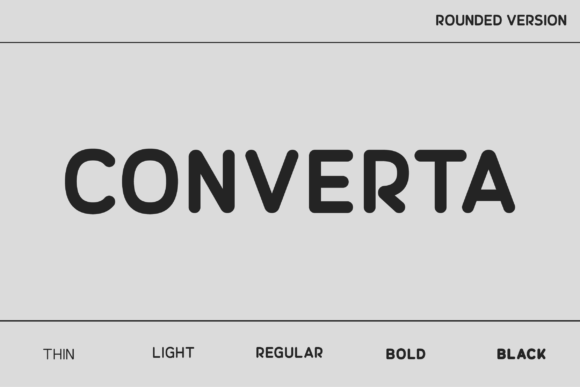 Converta Rounded: A Web Designer’s Take on Modern Sans Serif Typography