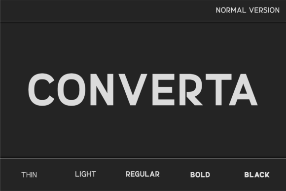 Converta: The Exquisite Sans Serif for Modern Brand Identity