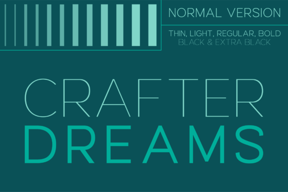 Crafter Dreams: A Modern Sans Serif for Digital Branding
