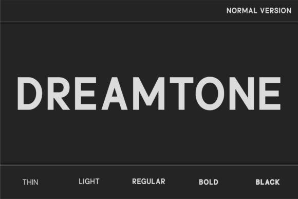 Dreamtone: The Modern Sans Serif Typeface for Polished Digital Experiences