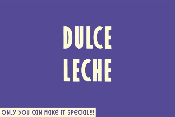 Dulce Leche: A Natural Sans Serif Typeface for Modern Editorial Design