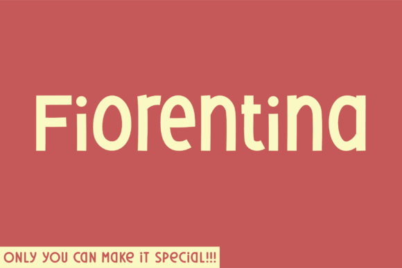 Fiorentina: A Unique Sans Serif Typeface for Modern Campaign Design