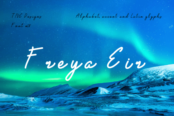Freya Eir: A Handwritten Sans Serif for Editorial Design