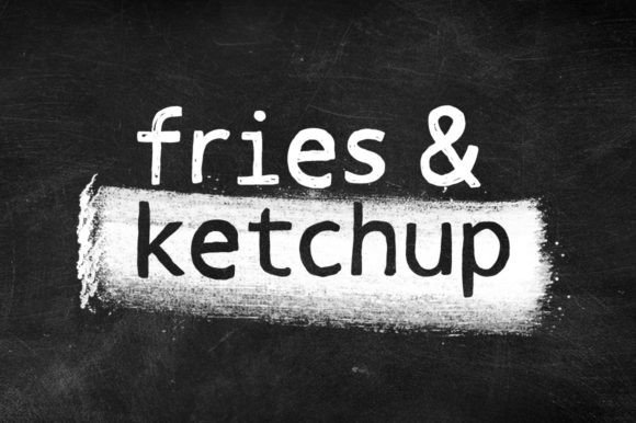 Fries and Ketchup: A Hand-Drawn Sans Serif for Modern Web Design