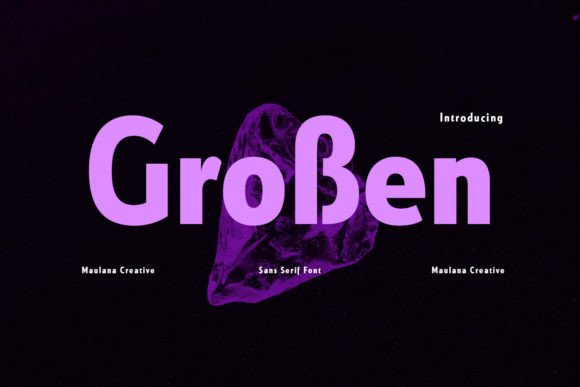 Großen: A Contemporary Sans Serif for Sophisticated Brand Identity