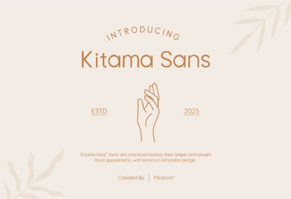 Kitama Sans: A Minimalist Typeface for Modern Editorial Design