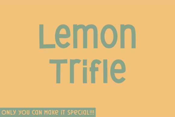 Lemon Trifle Typeface Review for Digital Branding