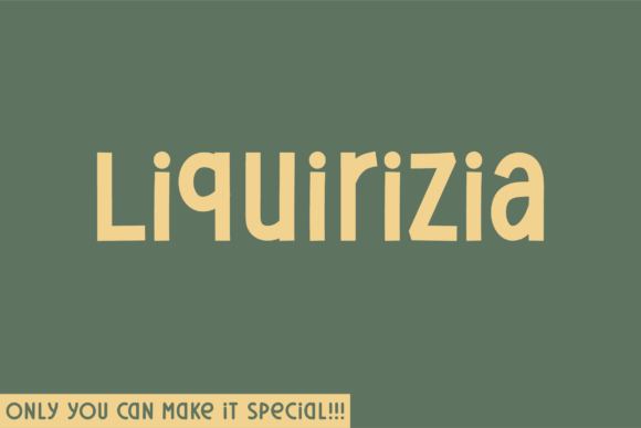 Liquirizia: A Unique Sans Serif Typeface for Modern Web Design