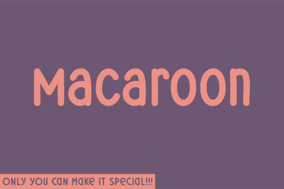 Macaroon: A Unique Sans Serif Font for Polished Brand Identity