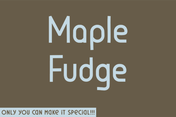 Maple Fudge Typeface: A Maker’s Guide to Unique Sans Serif Design