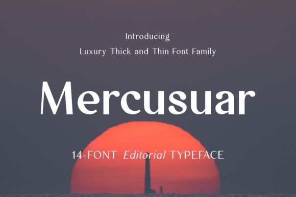 Mercusuar: The Sans Serif Typeface for Sophisticated Editorial Design
