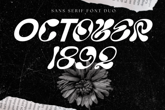 October 1892 Typeface Review: Nostalgic Sans Serif for Editorial Design
