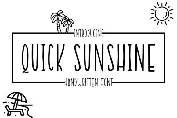 Quick Sunshine Typeface: A Friendly Upgrade for Small Business Branding