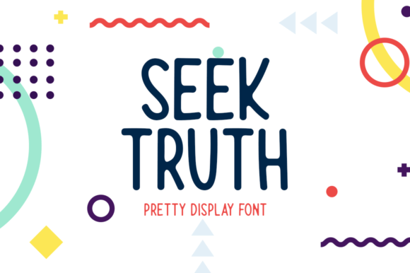 Seek Truth: A Clean Sans Serif Font for Handmade Brands
