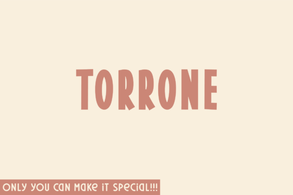Torrone: The Unique Sans Serif Typeface for Authentic Brand Identity