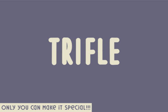 Trifle Typeface: A Natural Sans Serif for Authentic Brand Identity