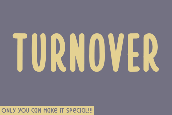 Turnover: The Natural Sans Serif Font for Polished Brand Identity