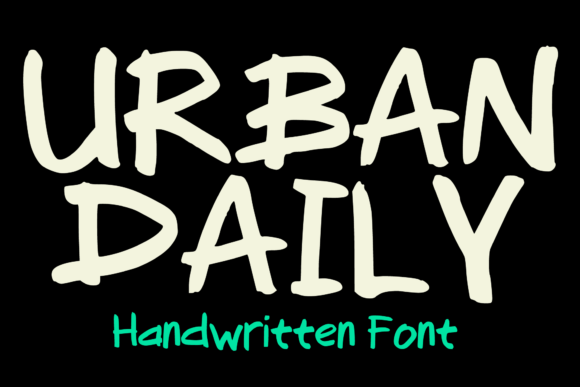 Urban Daily: The Handwritten Typeface That Elevates Social Campaigns