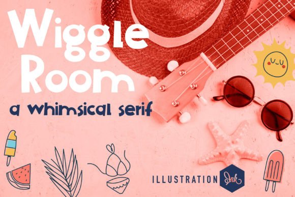 Wiggle Room: A Whimsical Typeface for Handmade Product Design
